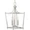 Progress Lighting Parkhurst Collection Brushed Nickel Three-Light Foyer P500213-009 - alternate 2